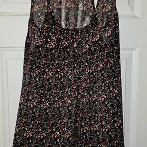 Fire Los Angeles XL Sheer Womens Floral Sheer Tank Top